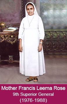 Mother Francis Leema Rose(1976-1988)